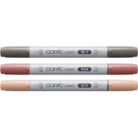COPIC Marker Ciao 220750311 Warm Palette 3 pièces