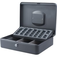 pavo Geldkassette mit Zähleinsatz, blau, 1 Tragegriff