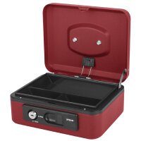 pavo Geldkassette Deluxe, rot, Breite: 196 mm