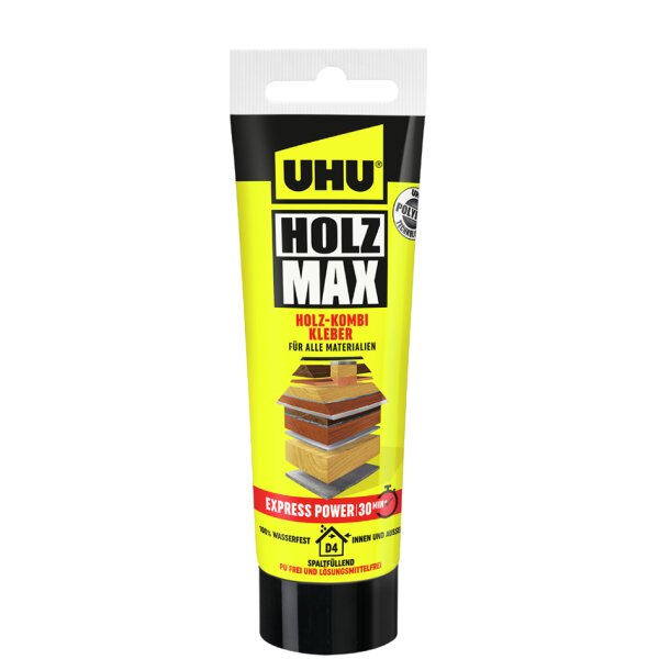 UHU Colle constructions bois HOLZ MAX EXPRESS POWER, 100 g