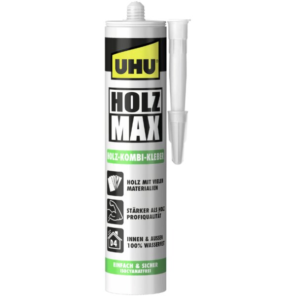 UHU Colle constructions bois HOLZ MAX EXPRESS POWER, 100 g