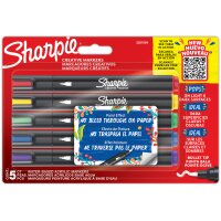 Sharpie Kreativmarker ACRYLIC, Rundspitze, 5er Blister