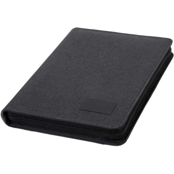 STOP Chemise à fermeture zip RPET MAUPITI, A5, anthracite