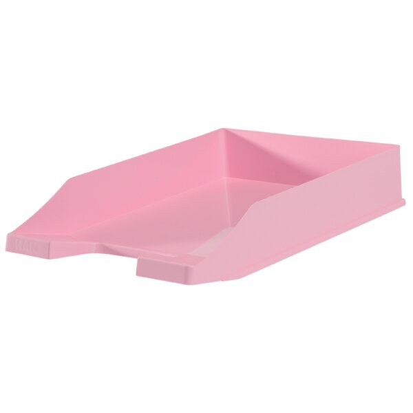 HAN Corbeille à courrier KLASSIK, polystyrène, rose pastel