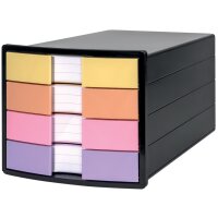 HAN Module de classement IMPULS, 4 tiroirs, blanc/pastel