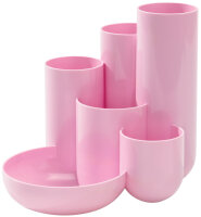 HAN Multipot à crayons CAMPUS, 6 pots, rose pastel