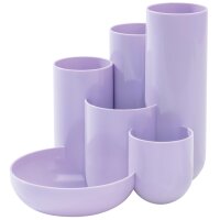 HAN Multipot à crayons CAMPUS, 6 pots, rose pastel