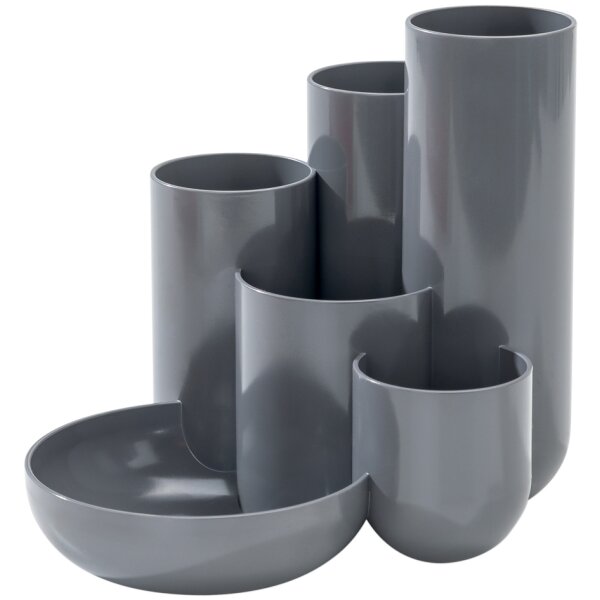 HAN Multipot à crayons CAMPUS, 6 pots, polystyrène, noir