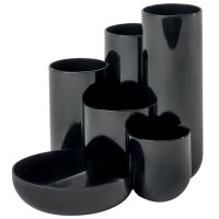 HAN Multipot à crayons CAMPUS, 6 pots, polystyrène, noir