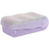 HAN Lernkartei CROCO, A7 quer, pastellblau-transluzent