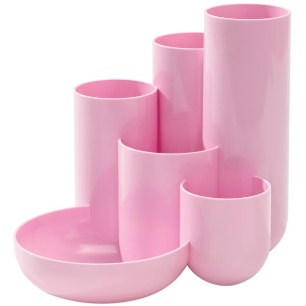 HAN Multipot à crayons CAMPUS, 6 pots, orange pastel