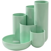 HAN Multipot à crayons CAMPUS, 6 pots, orange pastel