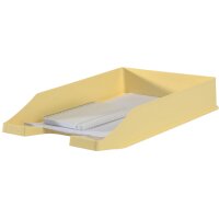 HAN Corbeille à courrier KLASSIK, polystyrène, jaune pastel