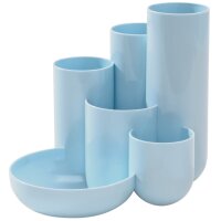 HAN Multipot à crayons CAMPUS, 6 pots, jaune pastel