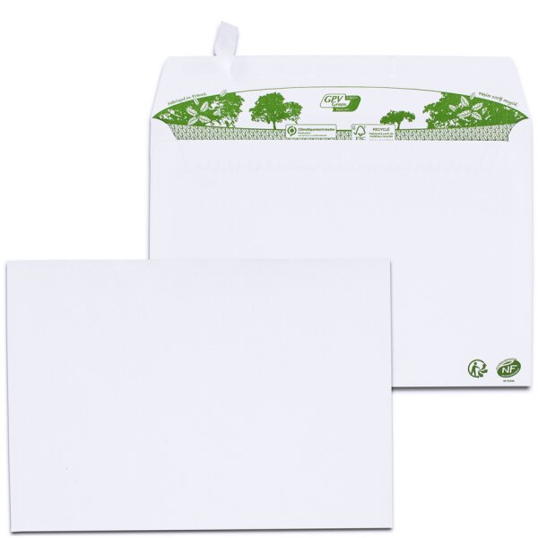 GPV Enveloppes ERAPure C5 162 x 229 mm, sans fenêtre