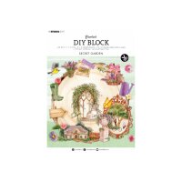 SIZZIX Designblock A4 DCB36 Secretegarden 32 Blatt