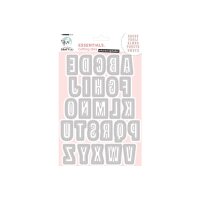 SIZZIX Stanzschablone 15.7x22x0.1cm CD157 Alphabet 52...