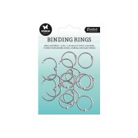 SIZZIX Reliure 2.3x2.3x0.3cm RING03 argent 12 pcs.