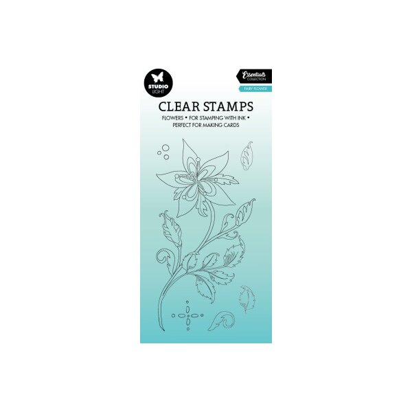 STUDIO LIGHT Klarischtstempel Fairy Flower STAMP325 8x14x0.3cm