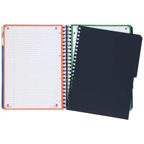 OXFORD School Projectbook A4+ 400095496 liniert, blau 120 Blatt