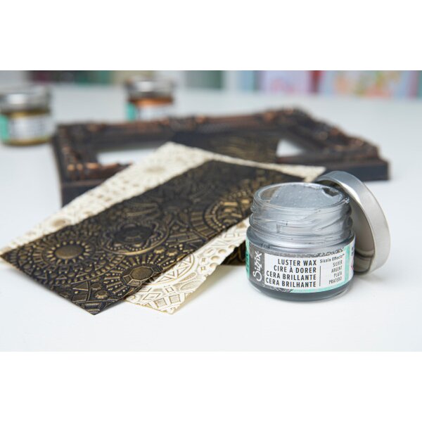SIZZIX Glanzwachs 664811 Silber 20ml