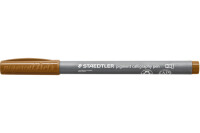 STAEDTLER Fasermaler 2mm 375-790 umbra, Kalligraphiespitze