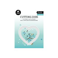 SIZZIX Stanzformen 7.5x7x0.1cm CD450 Herz 2 Stück
