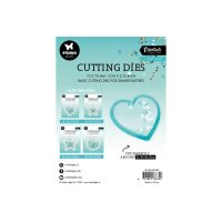 SIZZIX Stanzformen 7.5x7x0.1cm CD450 Herz 2 Stück