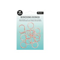 SIZZIX Reliure 2.3x2.3x0.3cm RING04 or rose 12 pcs.