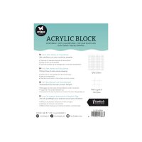 SIZZIX Acryl-Stempelblock 12x12x0.8cm ASB04