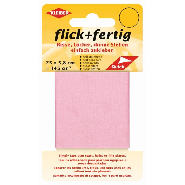 KLEIBER Set de r&eacute;paration Flick + Fertig, rose