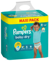 Pampers Windel Baby Dry Grösse 8 Extra Large, Maxi Pack