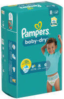 Pampers Windel Baby Dry, Grösse 8 Extra Large,...