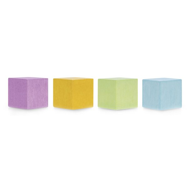 magnetoplan Aimant néodyme Wood Series Cube, coloré