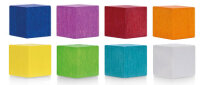 magnetoplan Neodym-Magnete Wood Series Cube, farbig