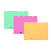 BIELLA Kartei-Leitkarten blanko A5 21055505U blau 25-teilig