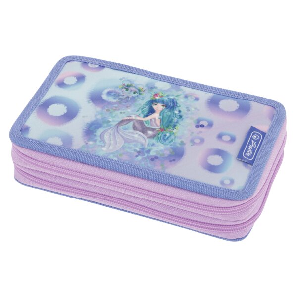 herlitz Etui scolaire double Mystic Mermaid, 23 pièces