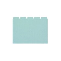 BIELLA Cartes-quides blanco A6 21065505U bleu 25 pcs.