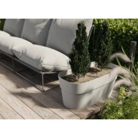 tera Pflanztrog "Sirio", Breite: 780 mm, fog grey