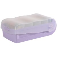 HAN Lernkartei CROCO, A7 quer, pastellrosa-transluzent