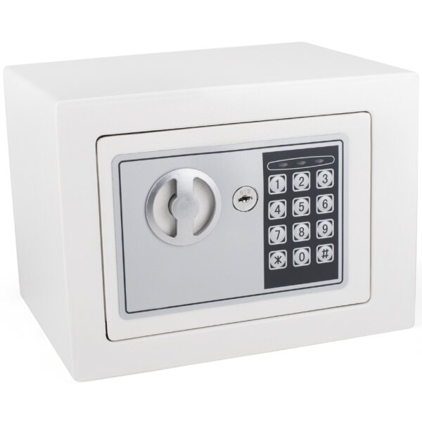 pavo Mini-Tresor, mit Elektronikschloss, weiss, CHF 41.72