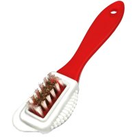 Peggy Perfect Schuhbürste für Wildleder, rot weiss