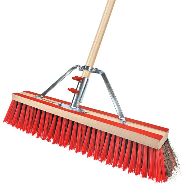 Peggy Perfect Strassenbesen mit Stiel "Bulldozer", 600 mm