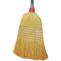 Peggy Perfect Reisstrohbesen, mit Holzstiel, 6-Naht