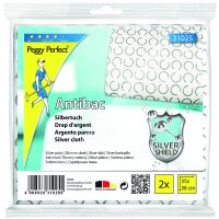 Peggy Perfect Silbertuch "Antibac", 2er Pack