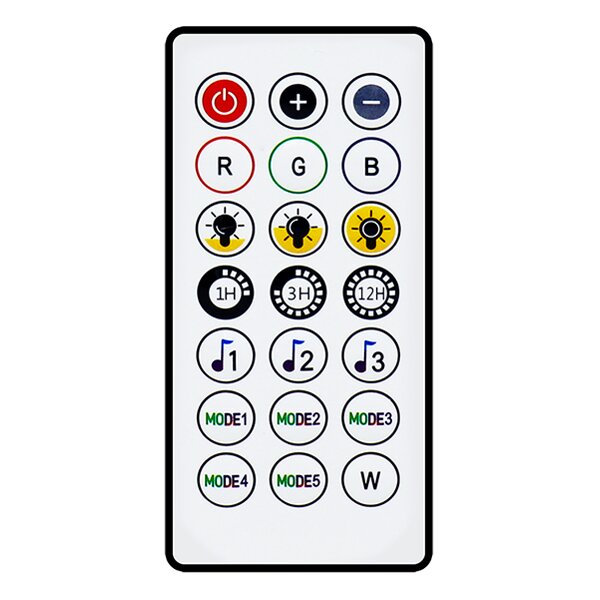 LogiLink Wi-Fi Smart RGB-Lichterkette mit Fernbedienung, 3 m