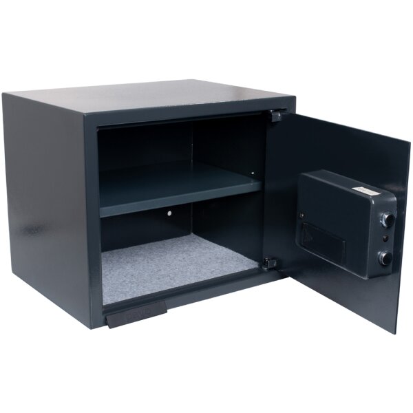 pavo Coffre-fort High Security, 15,7 litres, gris foncé