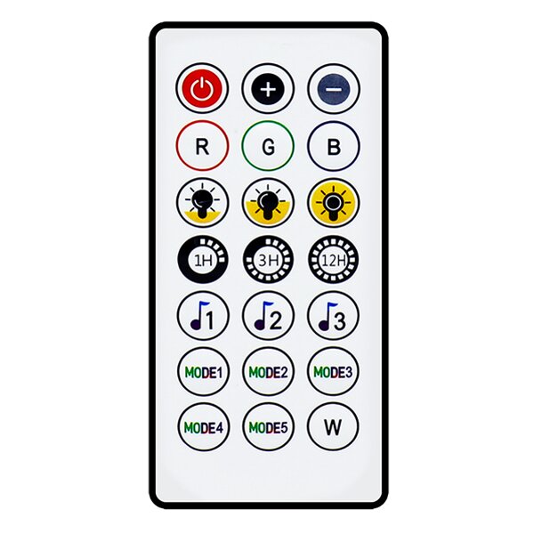 LogiLink Wi-Fi Smart RGB-Lichterkette mit Fernbedienung, 5 m