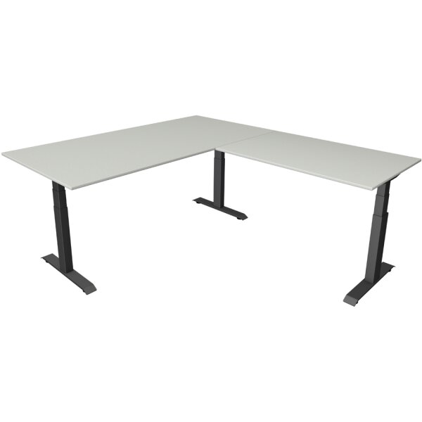 kerkmann Bureau réglable en hauteur Move 4 avec extension