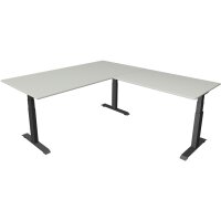 kerkmann Bureau réglable en hauteur Move 4 avec extension